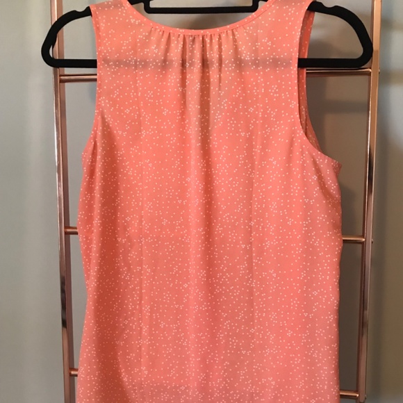 Maurices peach blouse with dots - Picture 3 of 4